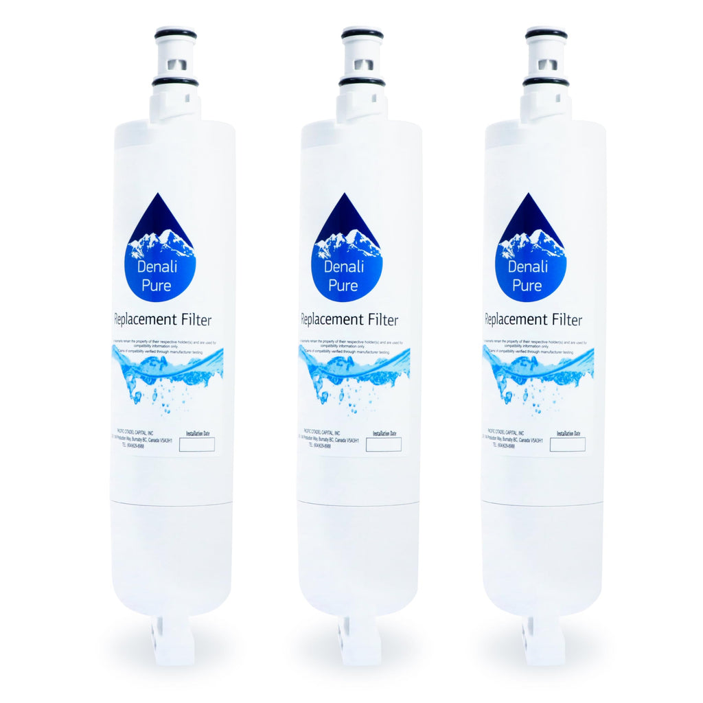 3-Pack Replacement for Whirlpool ED5GTGXNQ00 Refrigerator Water Filter