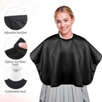 Waterproof Haircut Cape 3 Pack - Adjustable Barber Cape for Hair Dye | Snap-button neck closure for a snug fit.