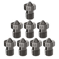 IdeaFormer 8Pcs Hardened Steel V6 Nozzle Kit, 3D Printer V6 Hotend Extruder Nozzles 0.4mm 0.6mm 0.8mm for Anycubic i3