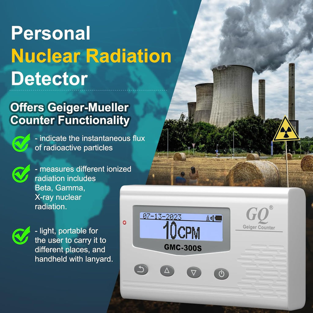 GMC-300S Digital Nuclear Radiation Detector Monitor Meter Geiger Counter Radiation Dosimeter