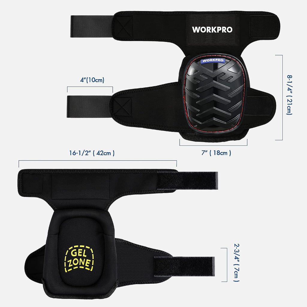 Knee Pads, Heavy Duty Gel Cushion Protector