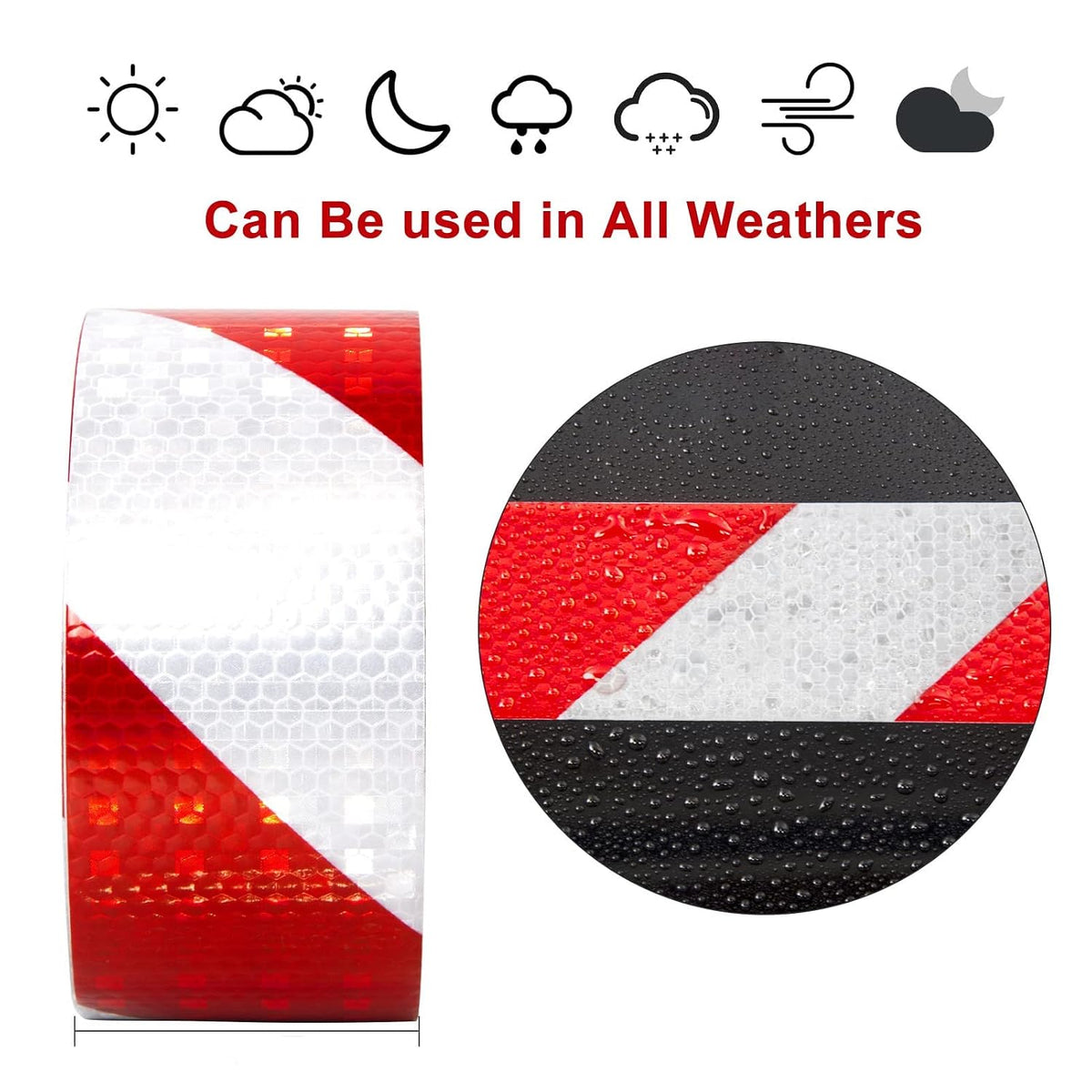 Reflective Tape, Waterproof Self Adhesive Dot Safety Reflector