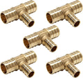 5-PACK EFIELD Pex 3/4" x 3/4" x 1/2" Reducing Tee(PEX1807076-5)