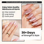 Beetles Builder Gel with Base & Top Coat, 3 Pcs Gel Builder Starter Set