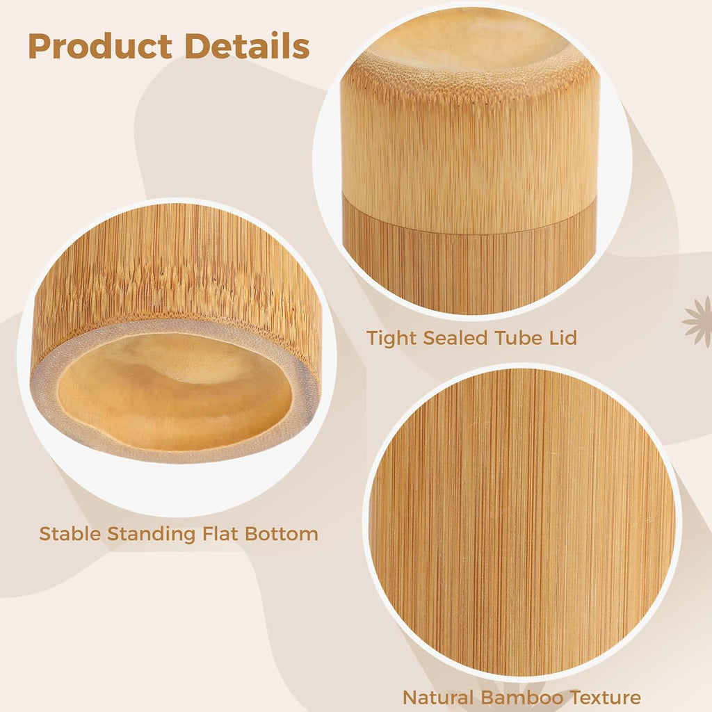 Bamboo Scattering Urn Set, 8 PCS Small Bamboo Scattering Urns for Human Ashes, Cremation Ashes Tube Urns for Dog Cat