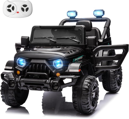 24V Kids Electric Ride on Truck Car with Remote Control, Twin 55W Motors 4MPH Max Speed, Bluetooth Music Player, 4