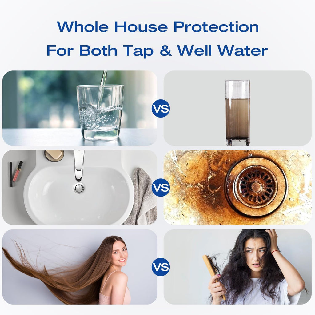 Whole House Water Filter System,Iron Filter for Well Water