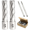 S&F STEAD & FAST Annular Cutter Set 2 Pcs, 5/8" x 2" DOC, Mag Drill Bits