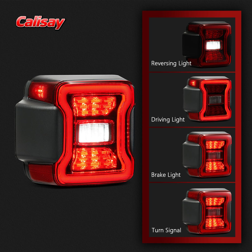 LED Tail Lights Fit for 2018-2025 Jeep Wrangler