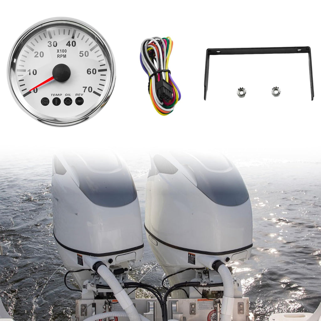 34200-93J14 White Multifunction Tachometer for Suzuki DF115 DF140