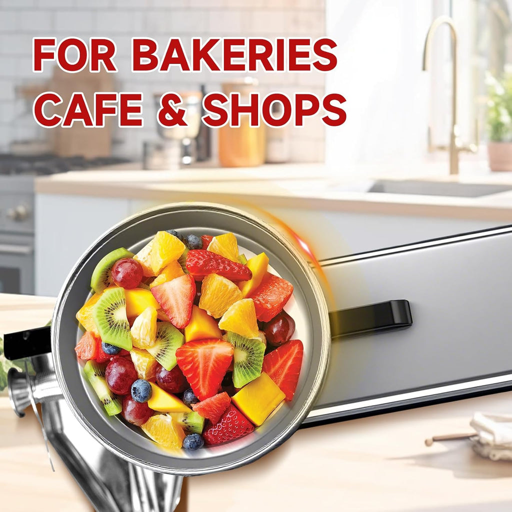 450W Stainless Steel Electric Jam Maker, Commercial Tomato Milling Machine Food Strainer Sauce Squeezer for Soft