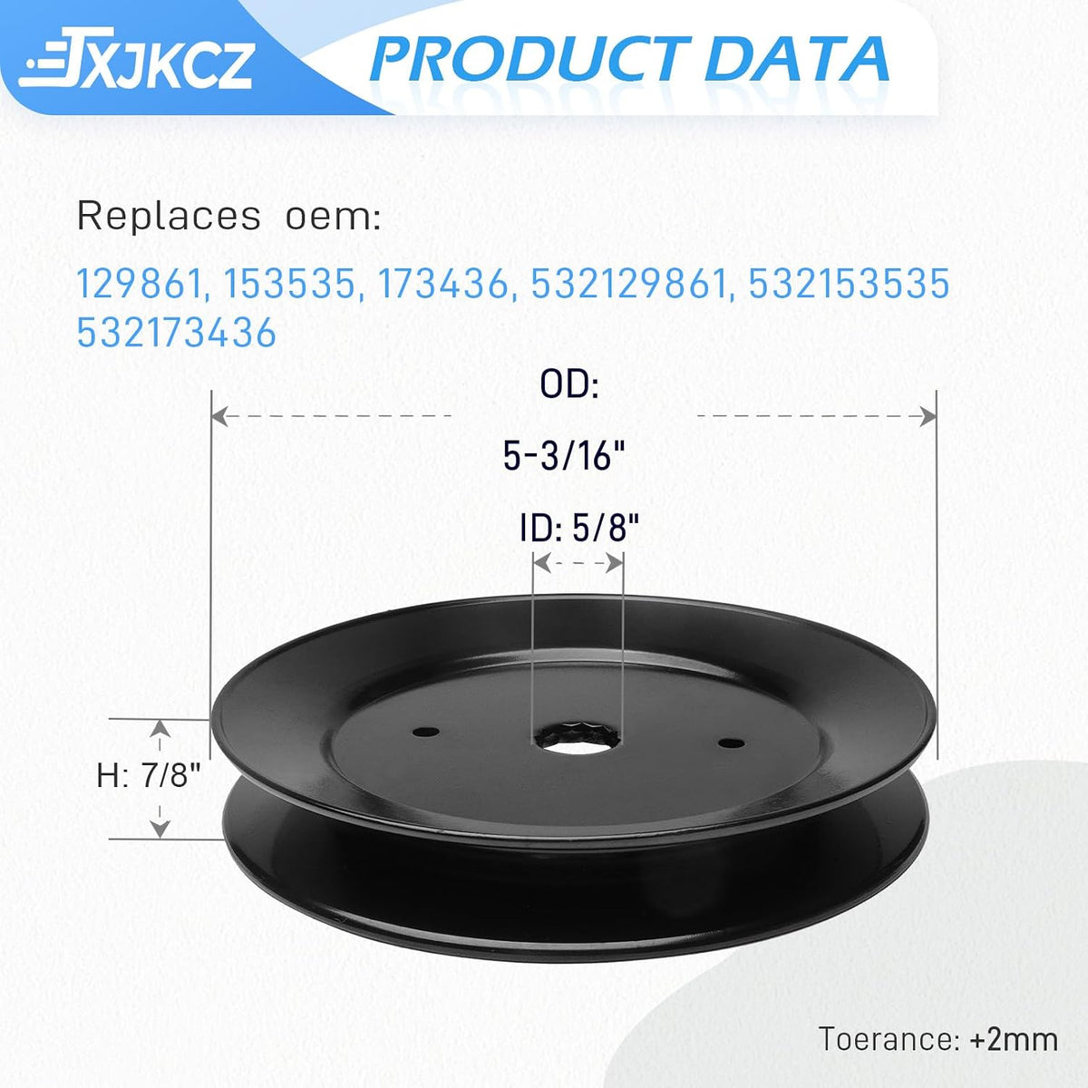 38" 42" Mower Deck 130794 Spindle Assembly with Pulley 153535 Fit for Craftsman LTX1000 LT1000 LT2000 DYT4000 DLT3000