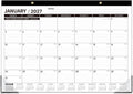 2027 Desk Calendar - JAN. 2027 - DEC 2027, 12 Months Large Desk Calendar 2027, 17" x 12", Desk Pad, Large Ruled
