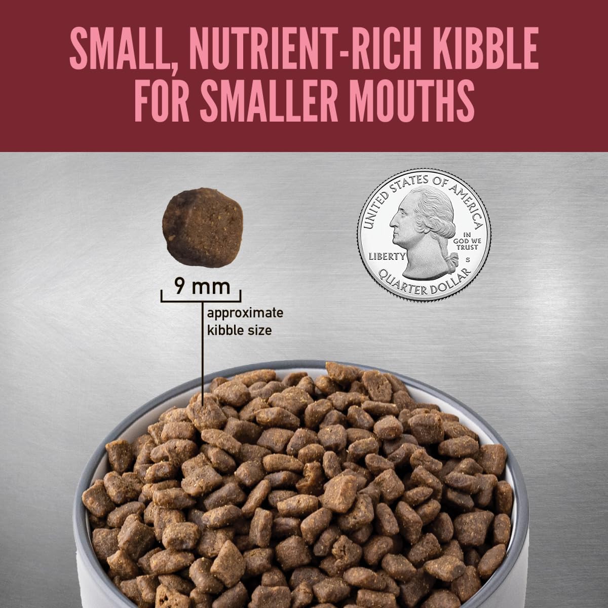 Grain Free WHOLEPREY Dry Dog Food Small Breed Recipe 4lb Bag
