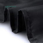 10 Pack 120 Inch Black Tablecloths for Round Tables