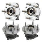 TRQ 2 Piece Wheel Bearing & Hub Assembly Set
