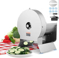 Electric Vegetable Slicer, 0-0.5"/0-12mm Thickness Adjustable Commercial Slicer Machine, Convertible to Manual