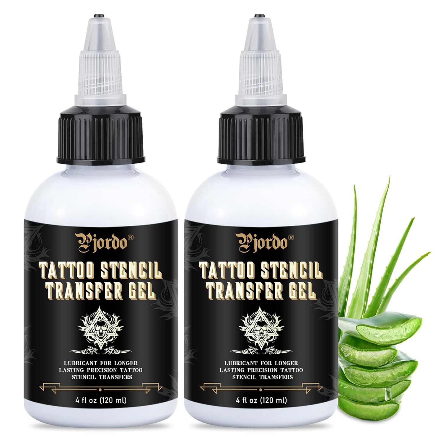 2PCS Tattoo Stencil Transfer Gel Solution, 8oz Tattoo Transfer Gel for Stickers Paper, Stencil Magic Cream for Tattoo