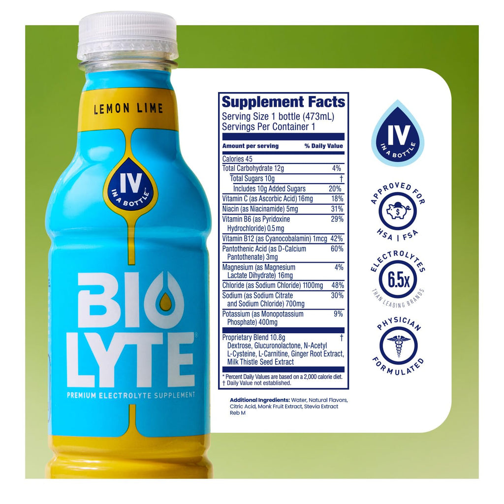 Electrolyte Drink - Doctor-Formulated Hydration Drink, Electrolyte Water, Chemotherapy Must Haves for Women & Men
