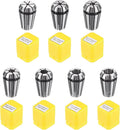 uxcell 7pcs ER11 Spring Collet Set 1/16" to 1/4" Chuck for CNC Machine