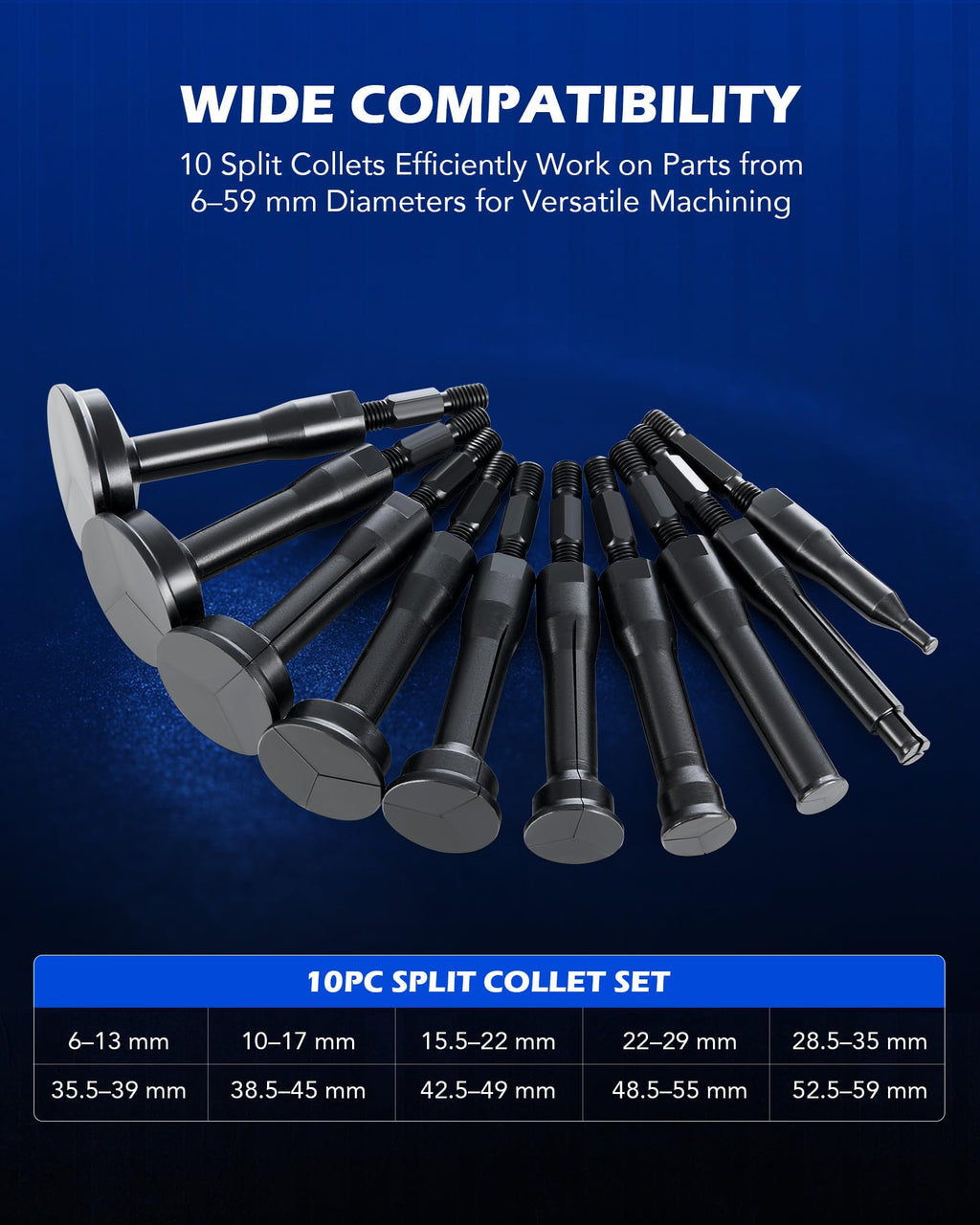 OMT Blind Hole Collet Bearing Race and Seal Puller Extractor Kit