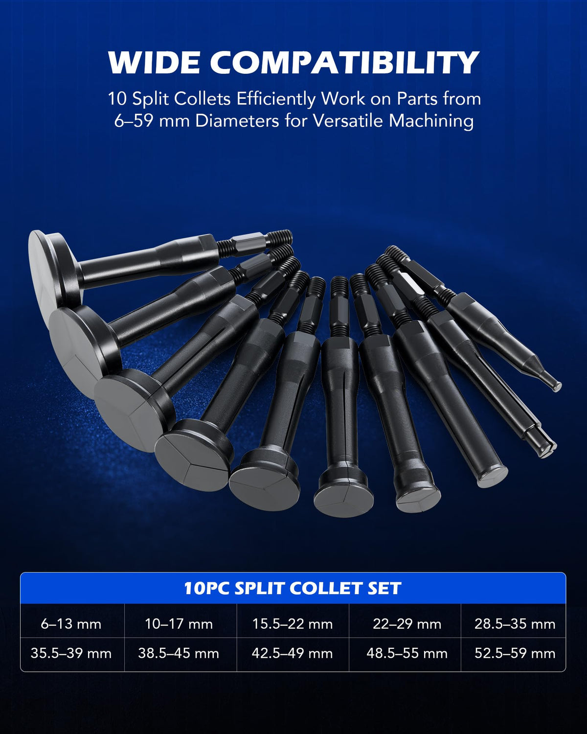 OMT Blind Hole Collet Bearing Race and Seal Puller Extractor Kit