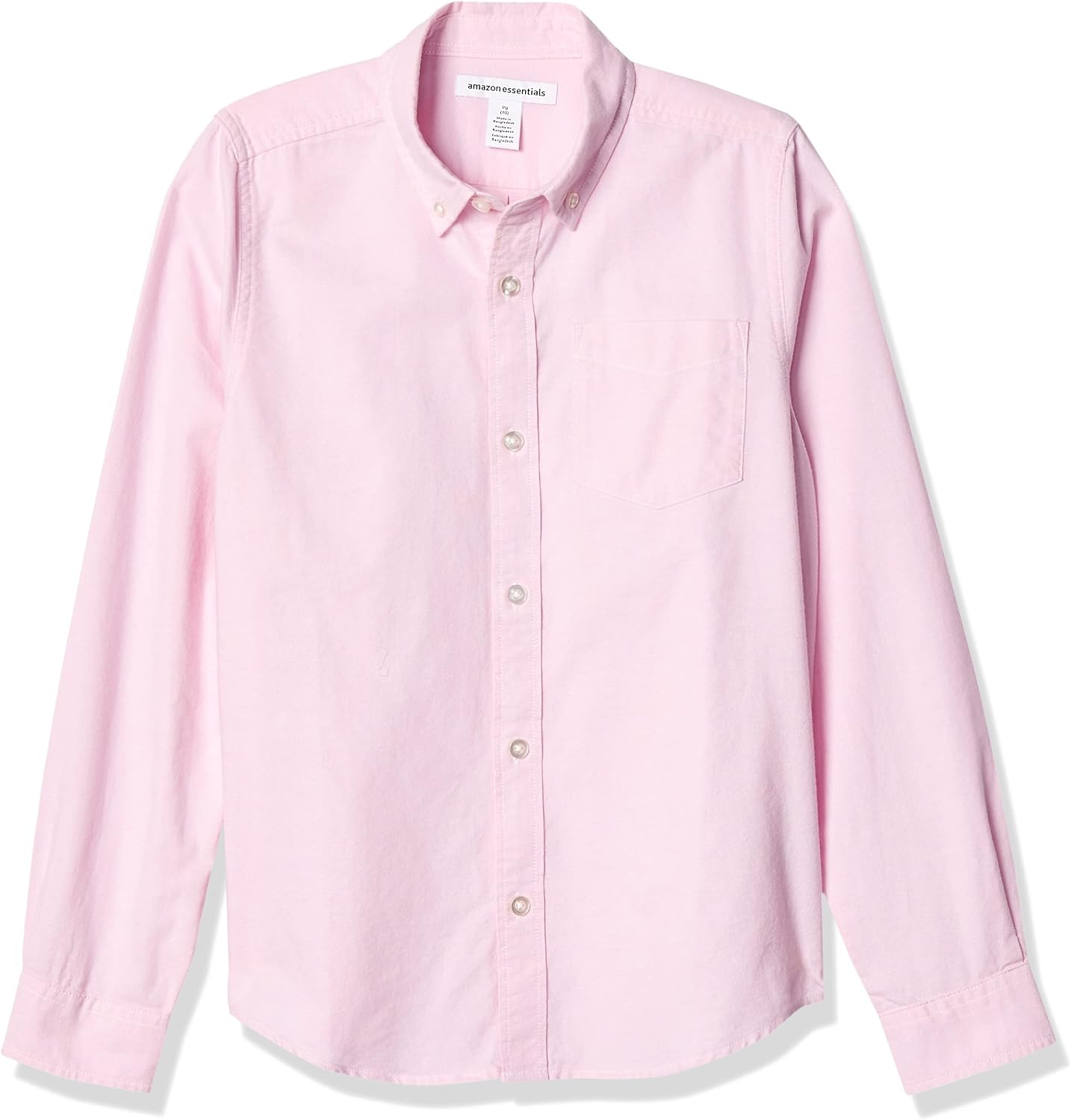 Boys' Uniform Classic Fit Long-Sleeve Woven Oxford Shirt