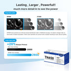 TN450 Toner Cartridge for Brother Printer Replacement for TN450 Toner TN420