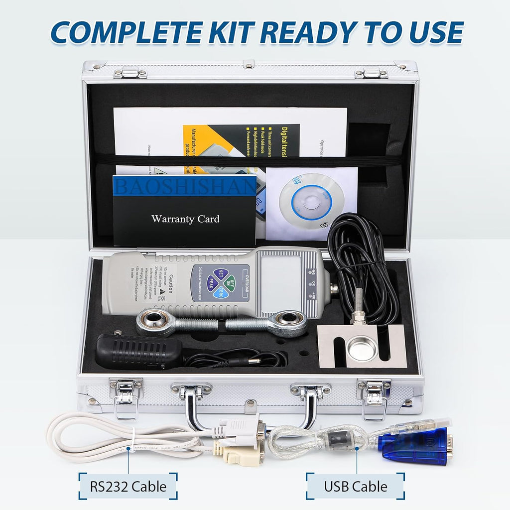 BAOSHISHAN DS2-2000N Digital Force Gauge with External Sensor