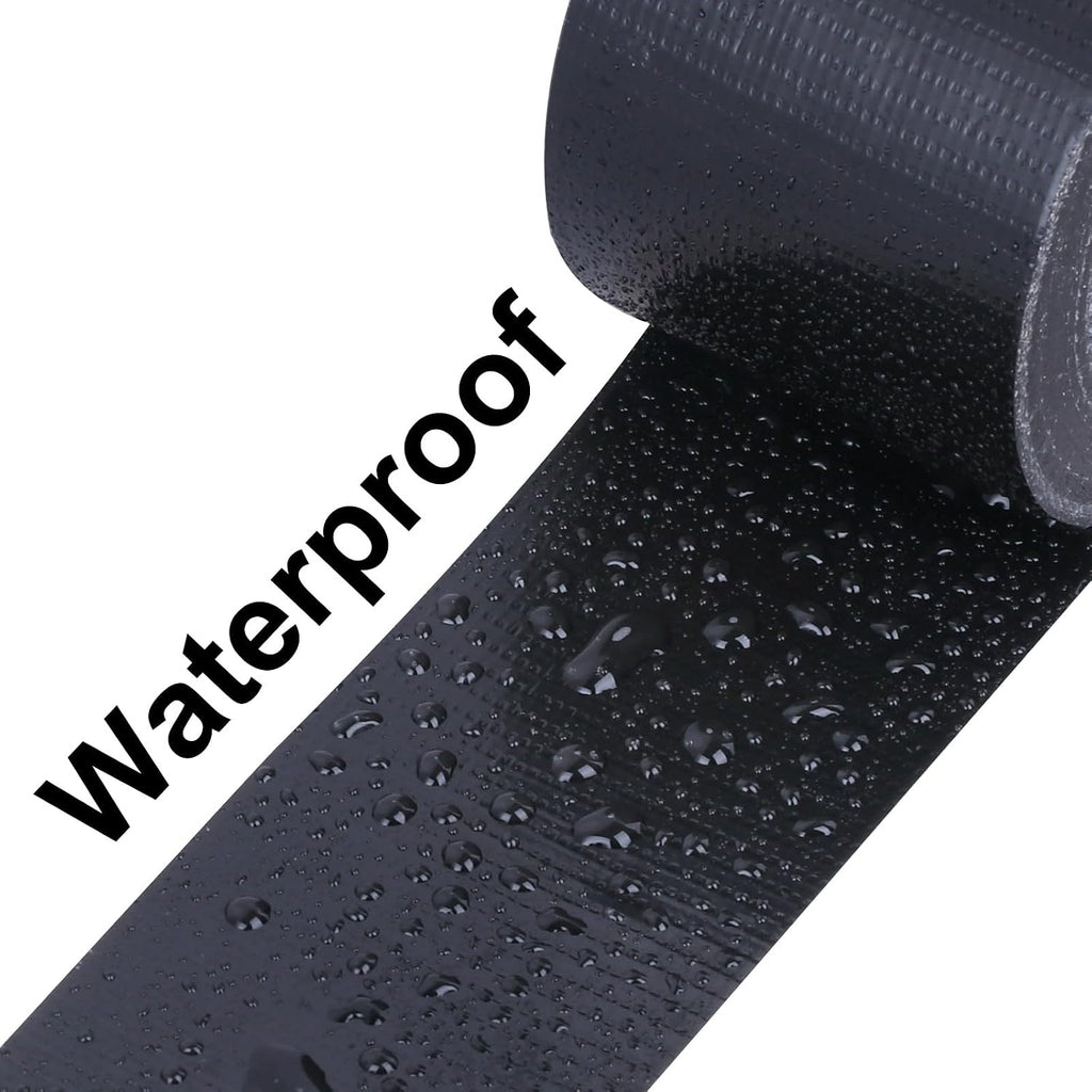 Black Duct Tape,Heavy Duty Industrial Sealing Tape,2inx66FT