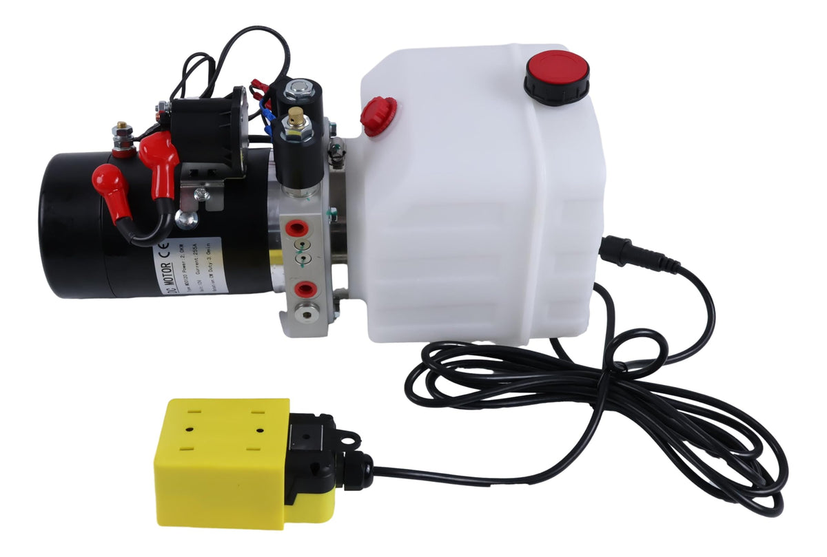 YUXSOUQ 3 Quart Double Acting Hydraulic Pump DC4442