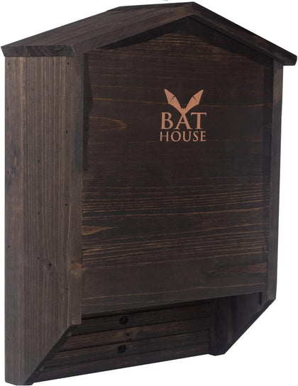 The Ultimate Wooden Bat House for Outdoors - Large Double Chamber Box