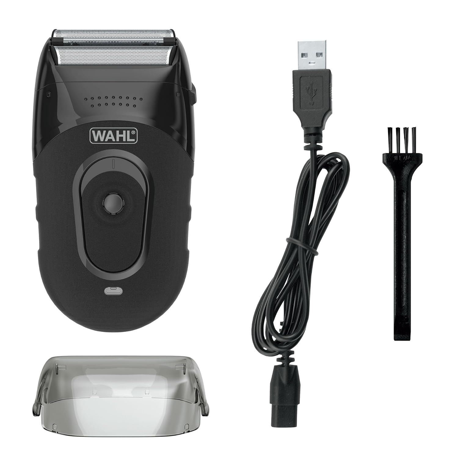 Compact Lithium-Ion Rechargeable Flexible Foil Shaver Kit & Cutter Bar | Travel-Friendly, Daily Face Shaving, Dual