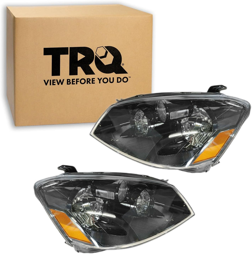 TRQ Headlight Assembly Set NI2502156 NI2503156