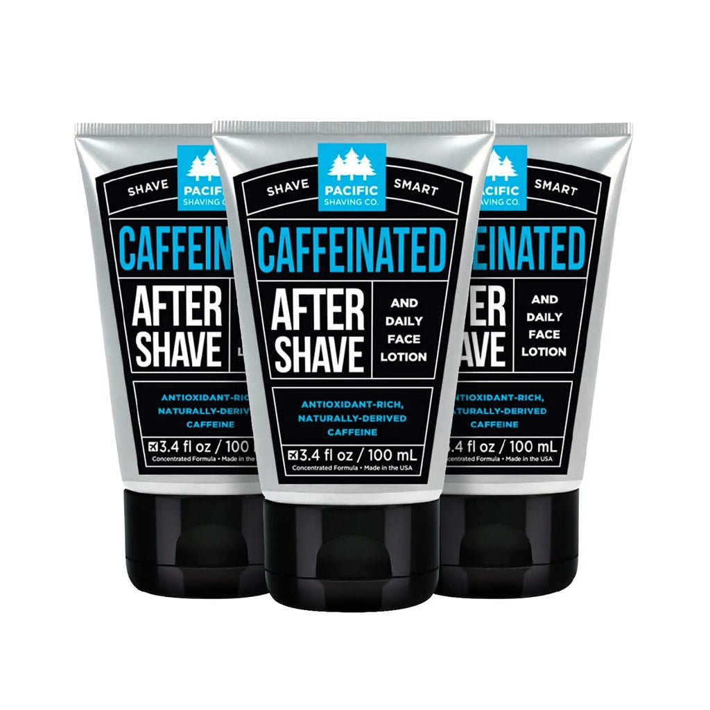 Caffeinated Aftershave Balm, 3.4 Fl Oz (3 Pack)