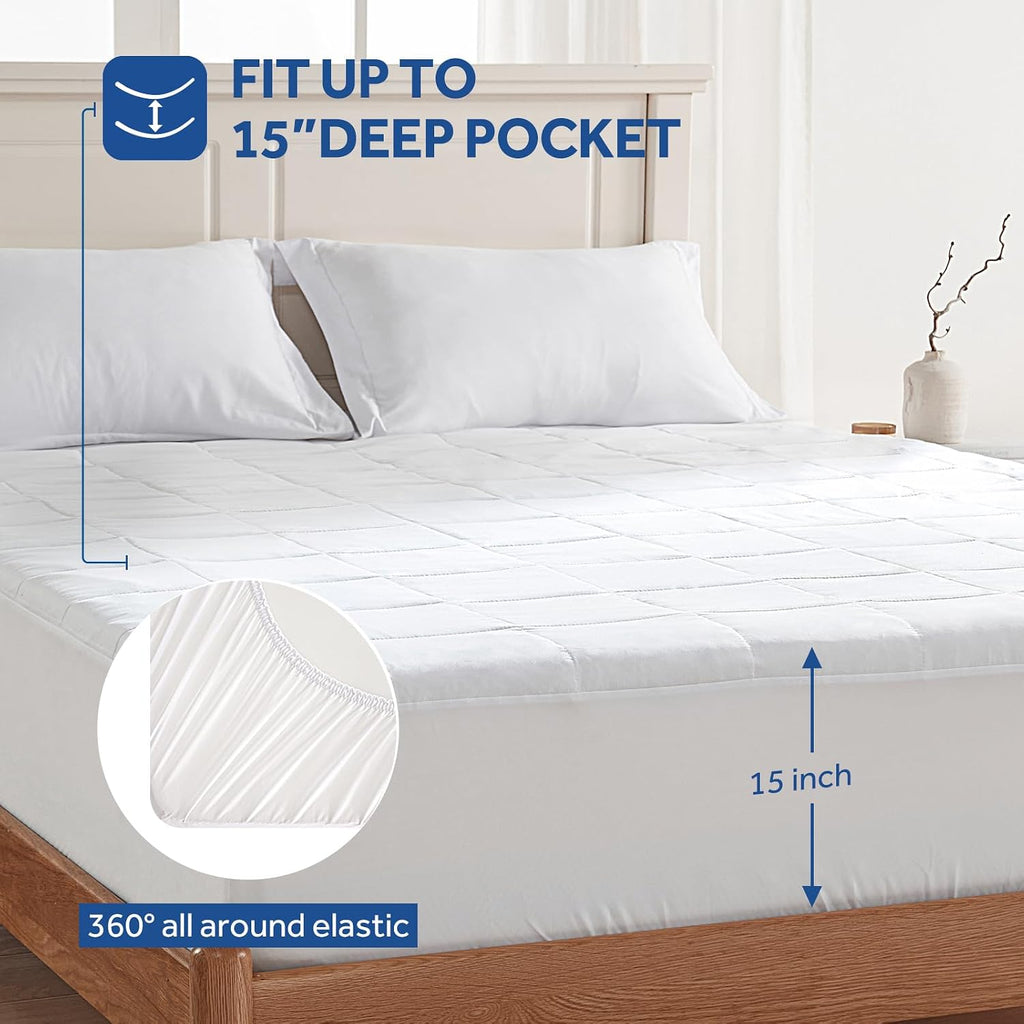Electric Mattress Pad Twin Size 10 Heat Settings Machine Washable | Heated Mattress Pad 39"x75" Bed Warmer with