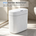 MOAPLL 3.2 Gallon Automatic Bathroom Trash Can with Lid, Motion Sensor