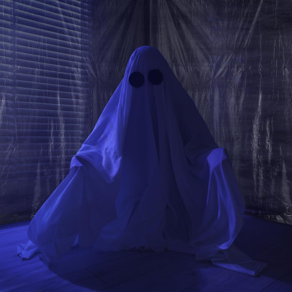 2 Rolls Halloween Black Plastic Sheeting 10 x 65 ft Halloween Tarp