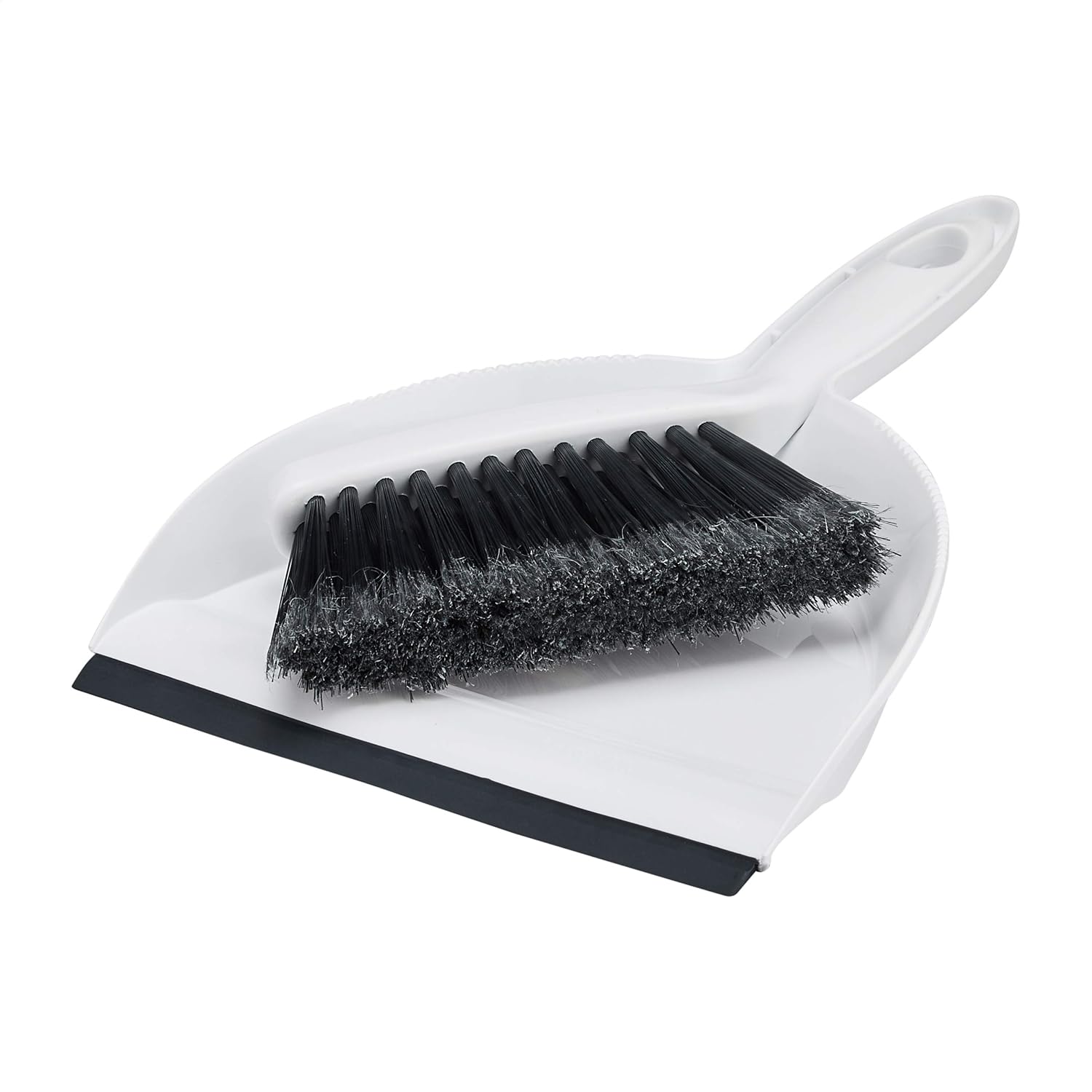 Small Portable Mini Dustpan and Brush Set for Indoor Outdoor Floor Cleaning, Gray, Pack of 2