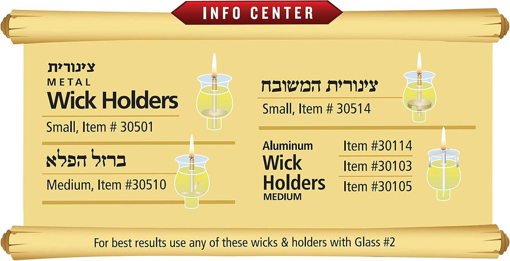 Hanukkah Menorah Glass Oil Cups - Elegant Holders for Oil for Shabbos and Chanukah – Durable Quality, Long-Lasting