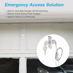 Universal Garage Door Emergency Release Lock Kit 3FT Cable