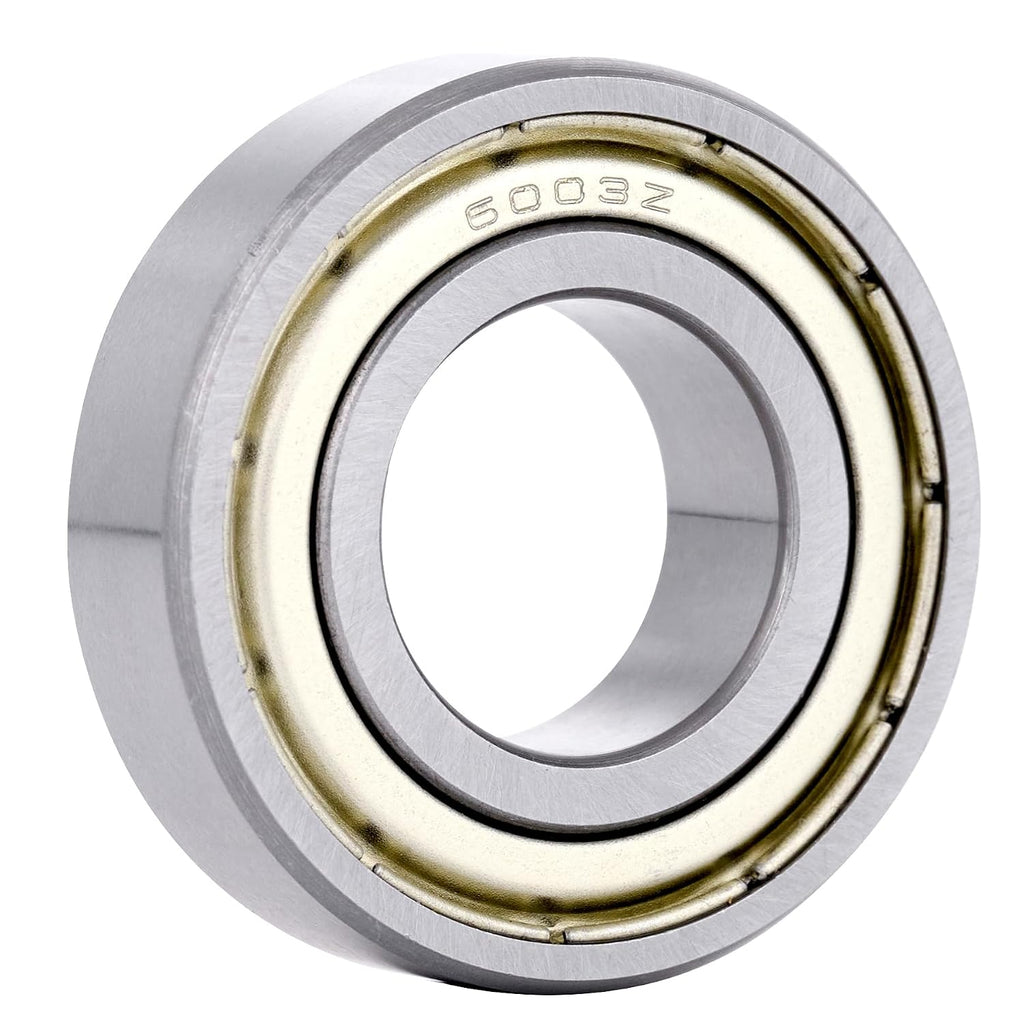 XIKE 6003ZZ Shielded Deep Groove Ball Bearings, 17x35x10 mm, 6-Pack