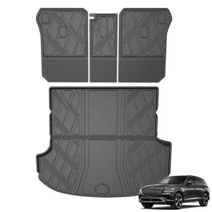 Cargo Mat for Genesis GV80 5-Seat 2021-2026 (Not for Coupe) Seat Back Mats