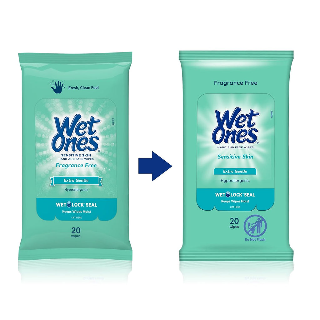 Hand Wipes, 20 Wipes (Pack of 10)