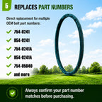 754-0241 954-0241A Lawn Mower Upper Drive Belt 5/8" x 35-1/4" Replacement