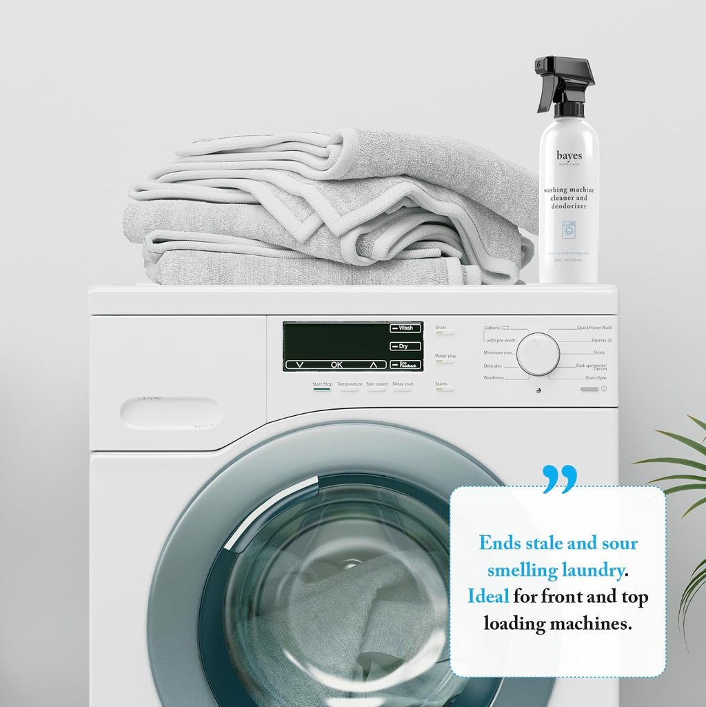 Washing Machine Cleaner & Deodorizer - Cleans and Eliminates Odors for Fresh Smelling Laundry - 24 Ounce
