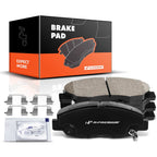 A-Premium Front Ceramic Brake Pads Compatible with Honda