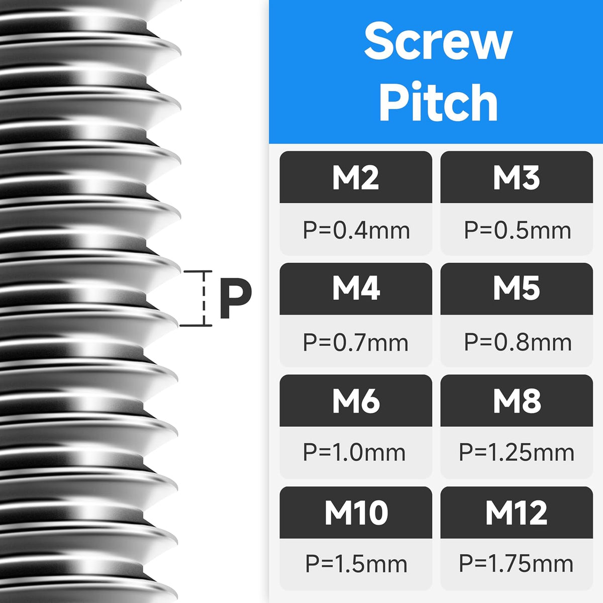 159Pcs M6 Black Oxide Carbon Steel Hex Socket Head Cap Metric Screws Assortment Kit, Home & Office Repairs, Communication Equipment, Ship Assembly, Mechanical Industry