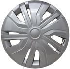Replacement for Mitsubishi Mirage 2017-2024 Hubcap, Sturdy 14-inch Silver Wheel Cover (1 Piece)