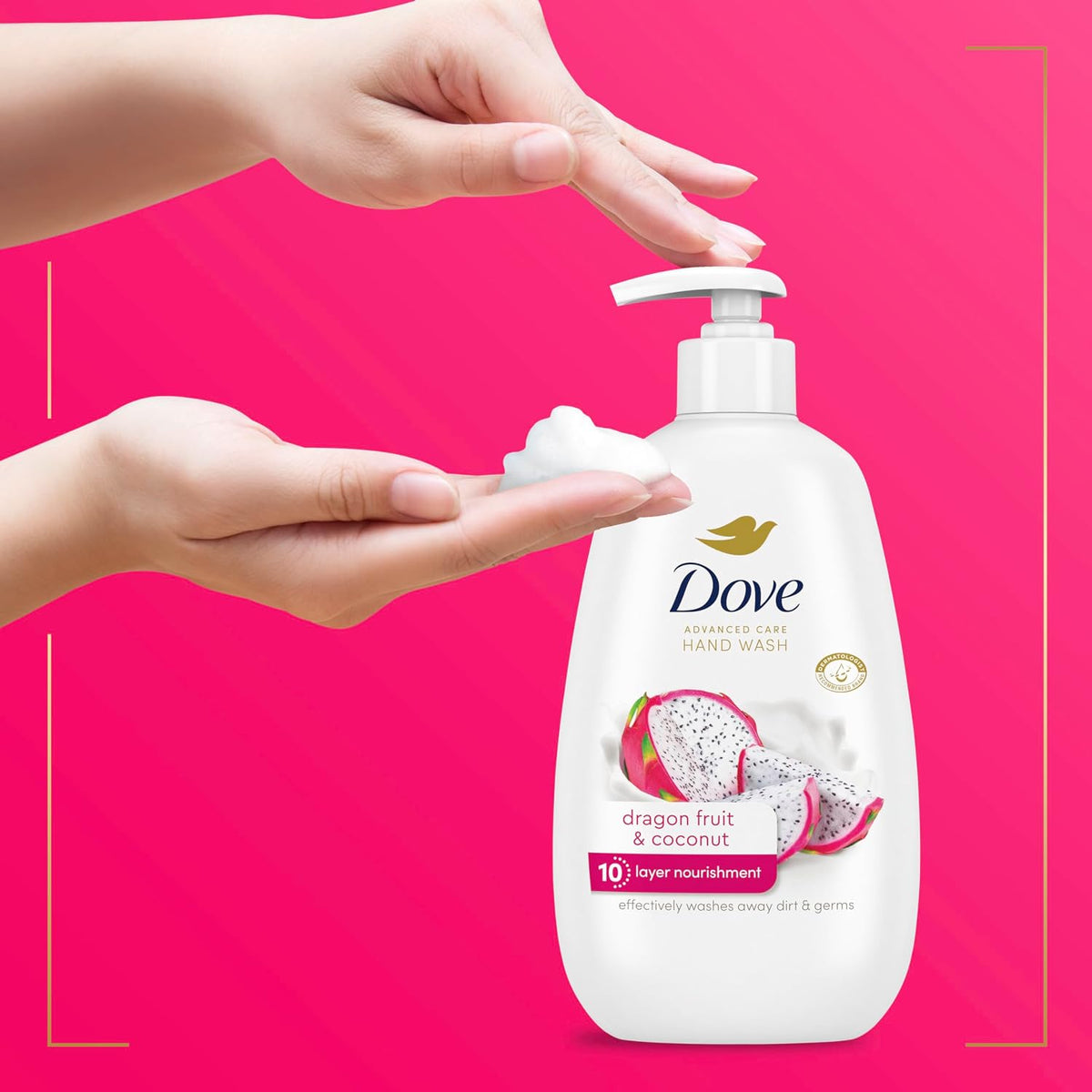 Advanced Care Hand Wash 4 Count, Dragonfruit & Coconut